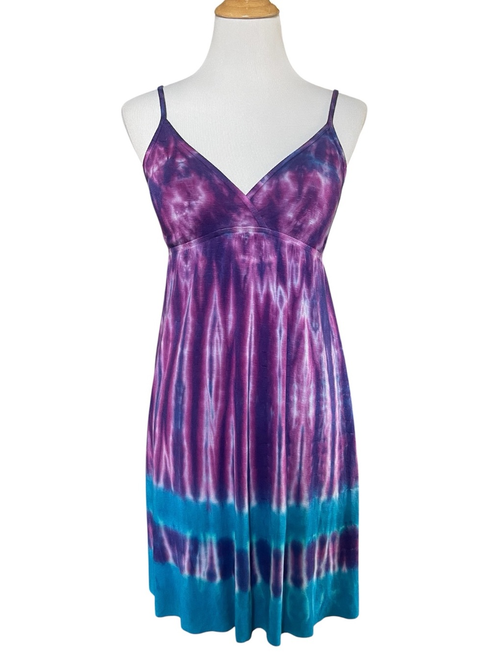 Lucky Brand built-in bra tie dye sundress